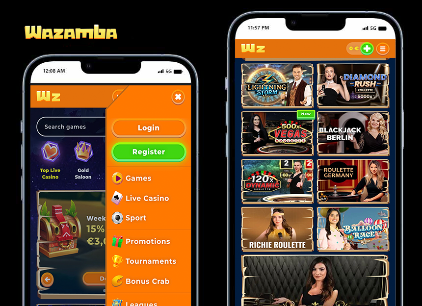 Play at Wazamba Casino Games Shows